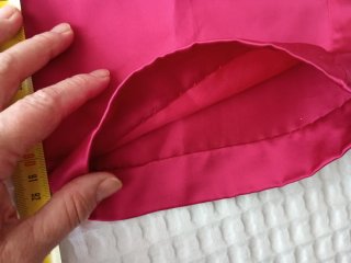 Pijama de raso rojo mujer