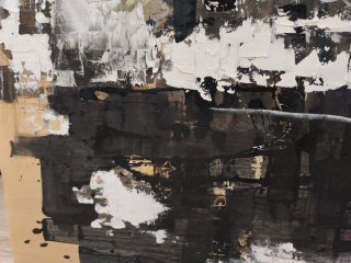 Cuadro abstracto exclusivo realizo en madera