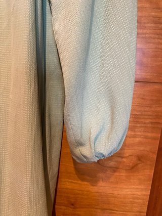 Vestido largo verde tipo túnica talla única