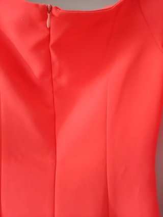 Vestido naranja ácido Talla S (36)