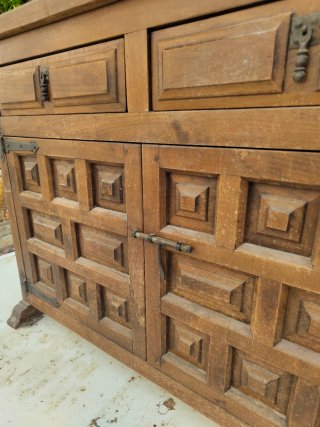 Mueble Castellano Madera Maciza