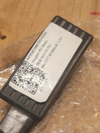 Pedal Acelerador Peugeot 407 9650341780