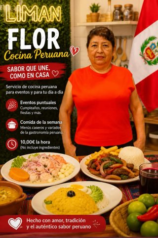 COCINA PERUANA CASERA PARA EVENTOS Y FAMILIAS