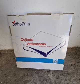 Cojín Antiescaras Negro y Azul