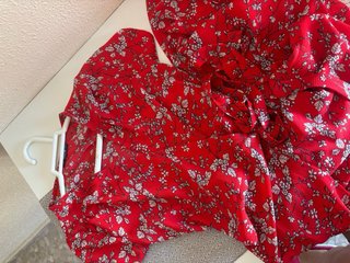 Vestido largo estampado floral