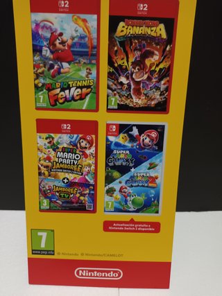Cartel Promocional Mario Nintendo Switch