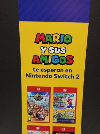 Cartel Promocional Mario Nintendo Switch