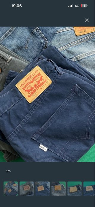 Lotto 14  Camicie Uomo + 1 jeans Levis   Grado A