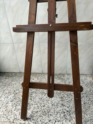 Atril de pintor de madera