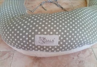 Cojín Lactancia Koala Babycare Gris-blanco.
