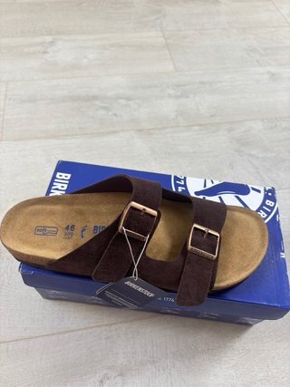 Sandalias Birkenstock Boston/Arizona Talla 46 Beig