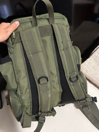 Mochila de pesca BASSDASH verde