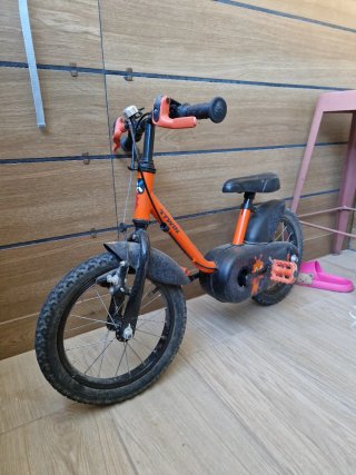 Bicicleta infantil BTWIN 14 naranja