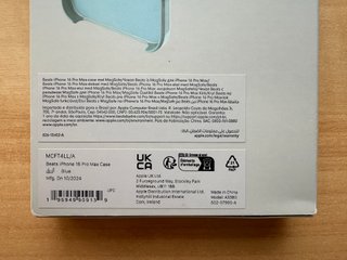 Apple X Beats iPhone 16 Pro Max Custodia Riptide Blue