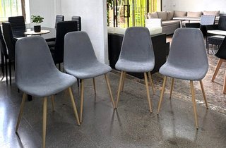 !!LIQUIDACION MESA CRISTAL + 4 SILLAS !!