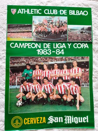 Póster Athletic Club de Bilbao 1983-84