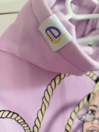 Sudadera Indy rosa y azul talla 12