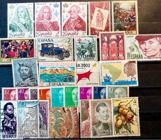 Lotes 30 sellos España: Nuevos y Usados