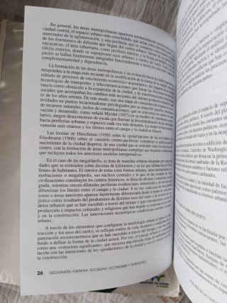 GEOGRAFÍA HUMANA Sociedad, economía y territorio