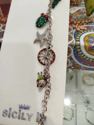 Bracciale SicilyIn 5 Charme Argentato