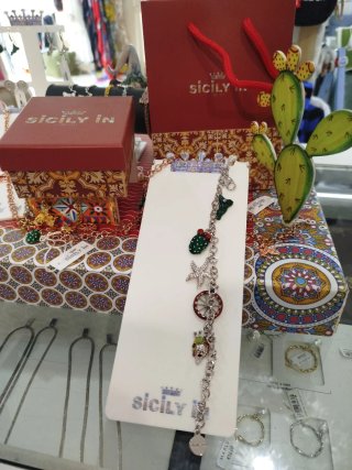 Bracciale SicilyIn 5 Charme Argentato