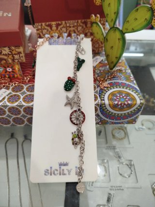 Bracciale SicilyIn 5 Charme Argentato