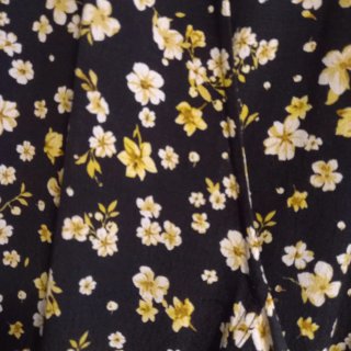 Vestido cruzado estampado flores
