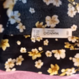 Vestido cruzado estampado flores