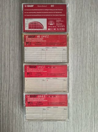 Lotto 16 musicassette BASF