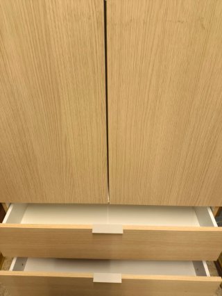 Armario ropero madera y metal