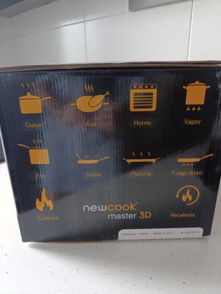 Robot Cocina Newcook Master 3D guia por voz