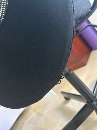 Silla de oficina IKEA negra