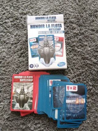 Hundir la Flota Juego de Cartas Battleship