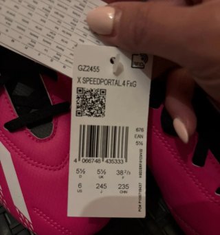 Botas de fútbol Adidas talla 38 2/3