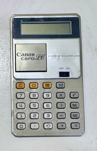 Calculadora Canon card LC-62