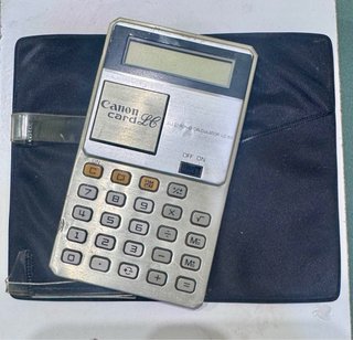 Calculadora Canon card LC-62