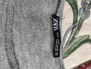 Jersey corto gris manga larga
