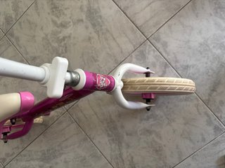 Bici de equilibrio infantil rosa