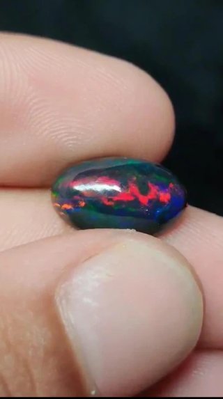Ópalo Negro Fuego Multicolor 6Ct