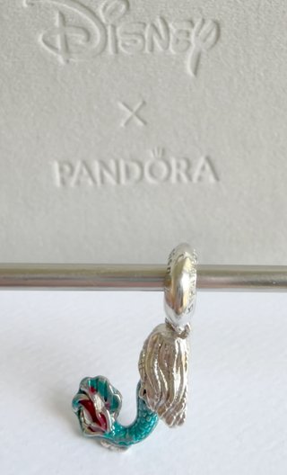 Pandora Disney Charm Sirena Plata y Turquesa