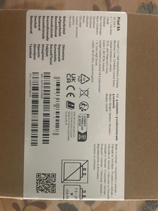 Google Pixel 8a 256GB Negro