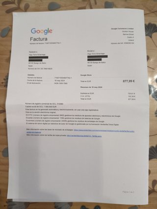 Google Pixel 8a 256GB Negro