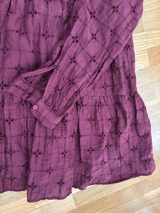 Vestido Stradivarius Talla M Burdeos