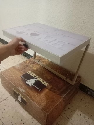 Tapa Contador Luz Madera HOME