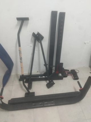 Pack pesas, rack, esterilla y stor