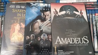 Lote3 DVD para Óscar: Amadeus, X-Men, Shakespeare