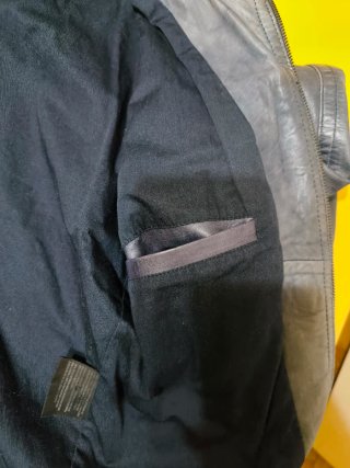 Chaqueta de cuero vintage hombre