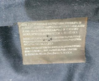 Chaqueta de cuero vintage hombre