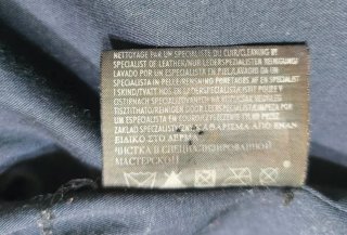 Chaqueta de cuero vintage hombre