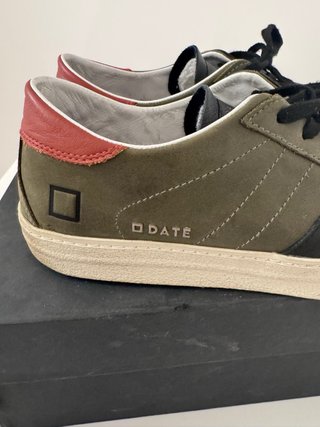 D.A.T.E. Hill low stone army sneakers
